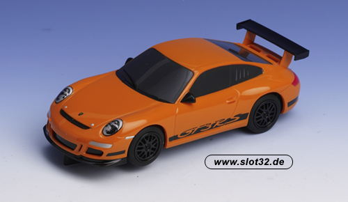 SCALEXTRIC Porsche 997 orange-black windows